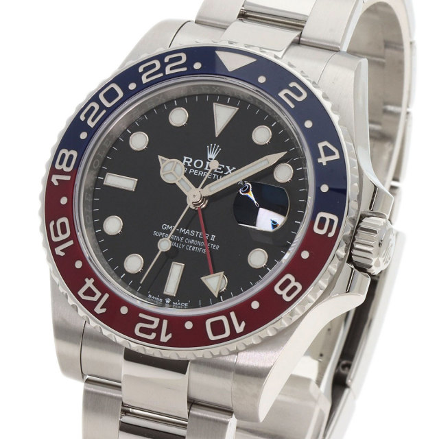 ROLEX ロレックス 126710BLRO GMTマスター2 赤青ベゼル 腕時計