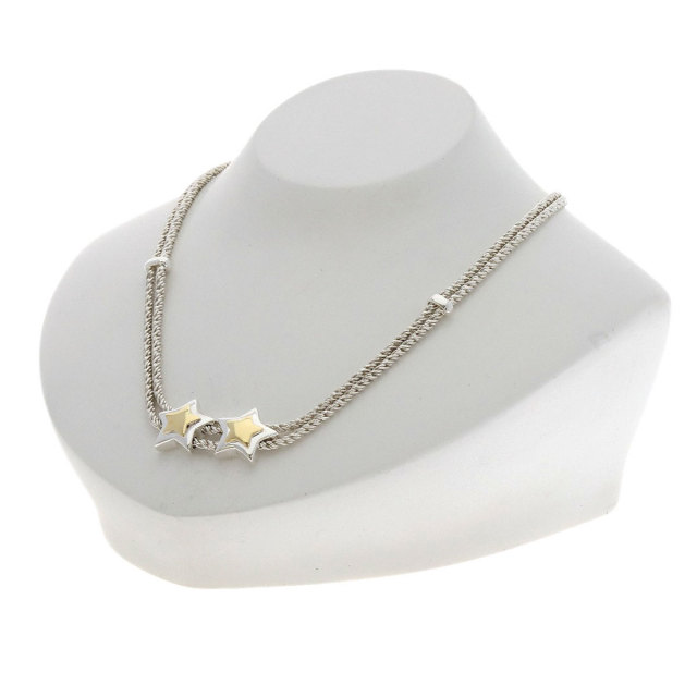 TIFFANY&Co. ティファニー ダブルスター ロープ ネックレス シルバー