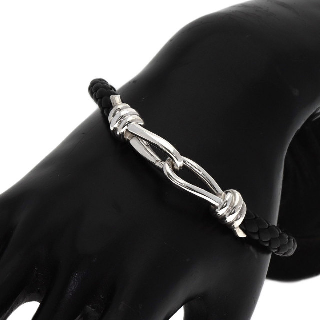 ティファニー ブレスレット ノット シングル ブレイド レザー