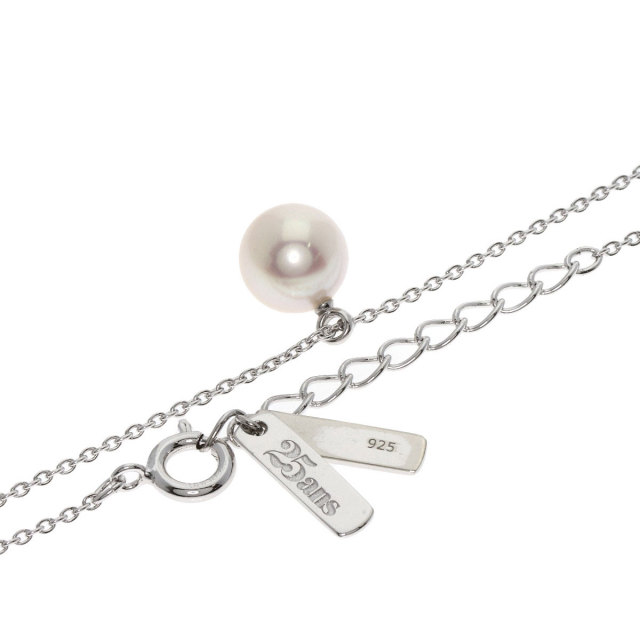 TASAKI タサキ アコヤパール 真珠 7.5mm ネックレス シルバー