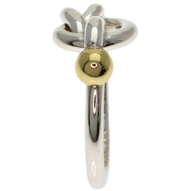 TIFFANY&Co. ティファニー ラブノット リング・指輪 シルバー/K18YG