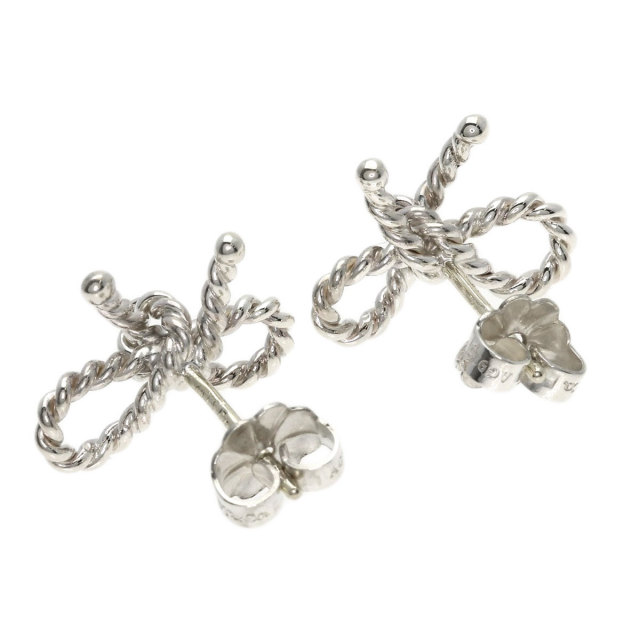 TIFFANY&Co. ティファニー ツイスト リボン ピアス シルバー