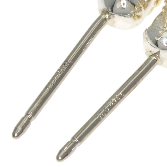 TIFFANY&Co. ティファニー ツイスト フープ ピアス シルバー/K18YG