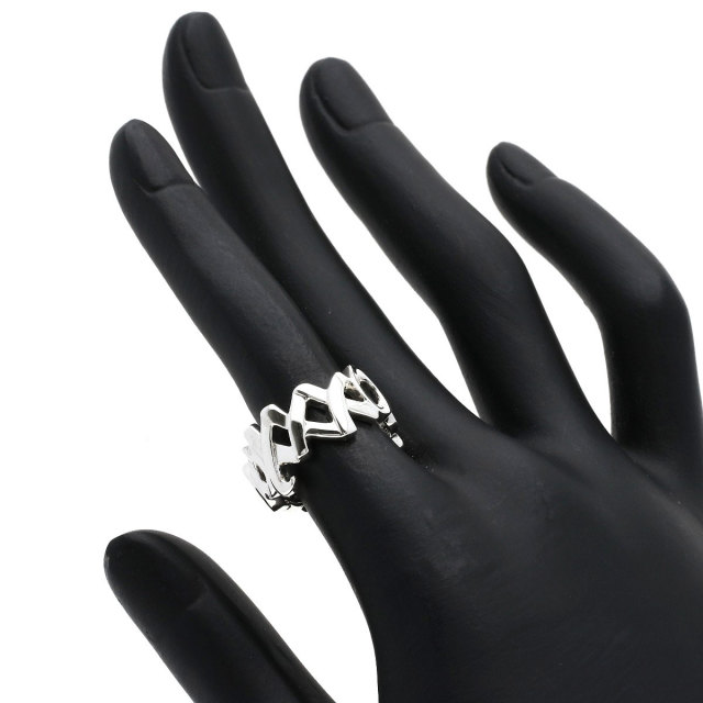 TIFFANY&Co. ティファニー ラブ＆キス リング・指輪 シルバー