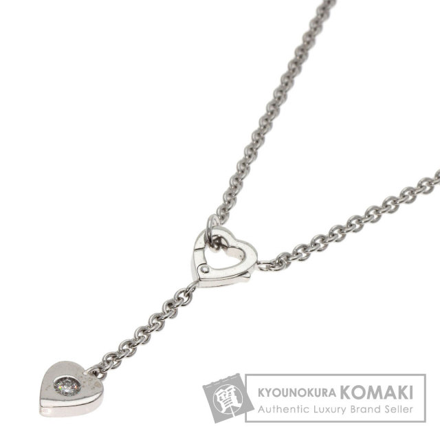 CARTIER カルティエ モナムール 1P ダイヤモンド ネックレス K18  