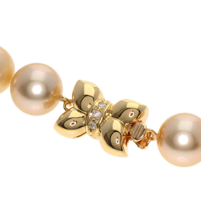 タサキ　ゴールデンパール 10ミリ ペンダントトップ　K18 ダイヤモンド TASAKI タサキ 田崎 ダイヤゴールデンパールネックレス K18 YG