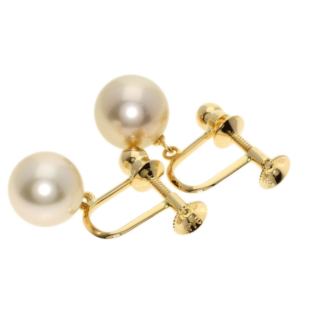 タサキ　TASAKI パール　真珠　ピアス　14K 14金　イエローゴールド TASAKI タサキ 南洋 ゴールデンパール 真珠 イヤリング K18イエロー