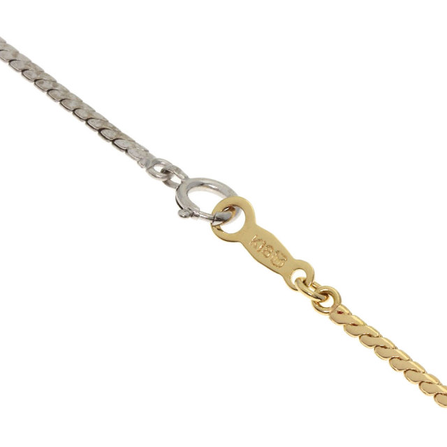 MIKIMOTO ミキモト コンビデザイン ダイヤモンド ネックレス K18  