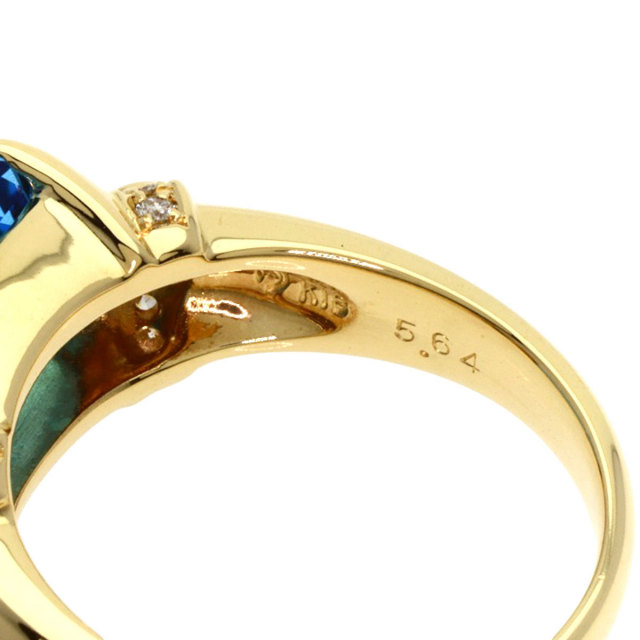 TASAKI タサキ ブルートルマリン ダイヤモンド リング・指輪 K18  
