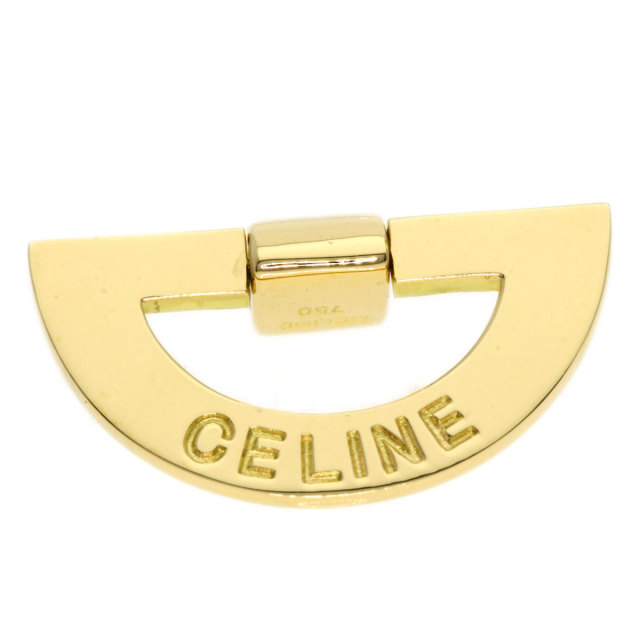 CELINE セリーヌ ロゴモチーフ ペンダントトップ K18イエロー