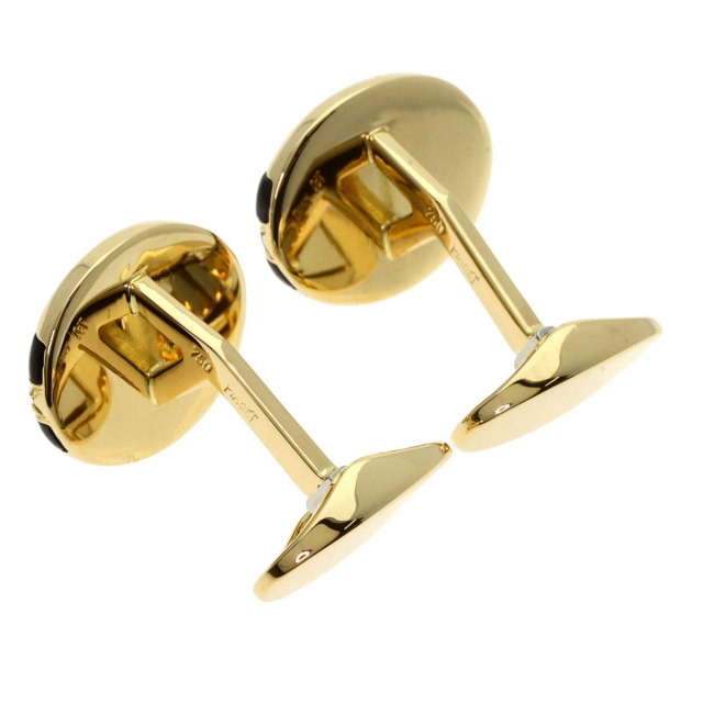 PIAGET ピアジェ オニキス ダイヤモンド カフス K18イエローゴールド