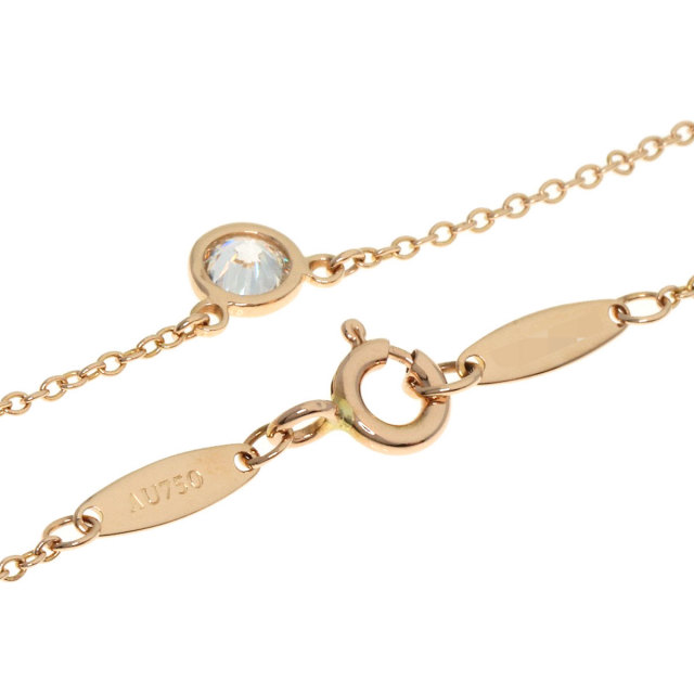 TIFFANY&Co. ティファニー バイザヤード ダイヤモンド ネックレス K18 