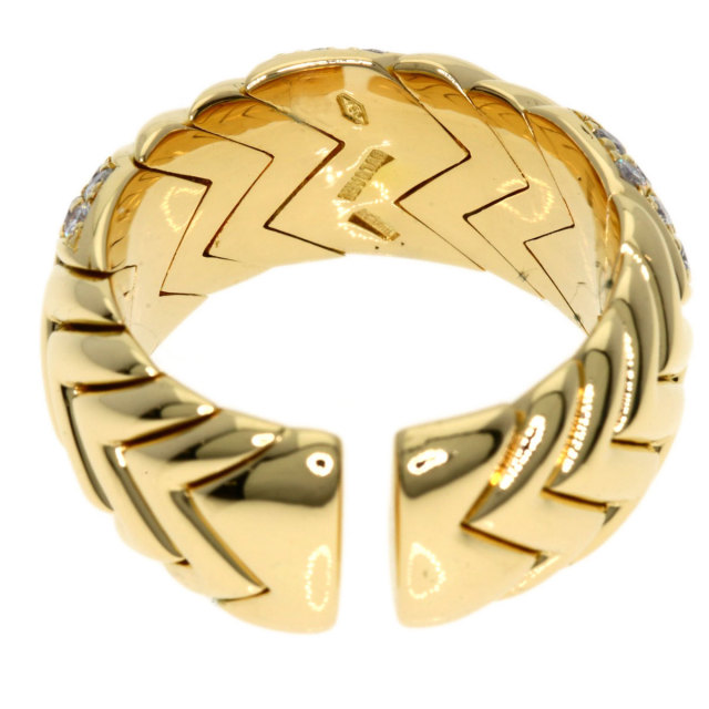 BVLGARI ブルガリ スピガ ダイヤモンド リング・指輪 K18イエロー