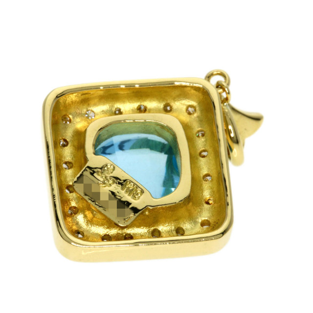 セレクトジュエリー ペンダントトップ 水野薫子 ダイヤモンド ブルートパーズ