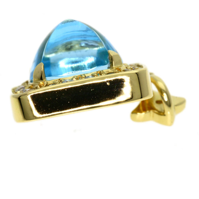 セレクトジュエリー ペンダントトップ 水野薫子 ダイヤモンド ブルートパーズ