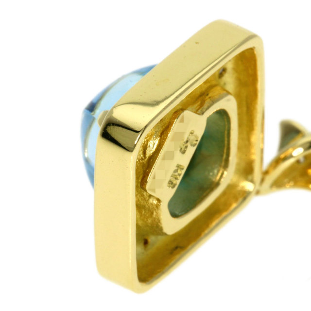 セレクトジュエリー ペンダントトップ 水野薫子 ダイヤモンド ブルートパーズ