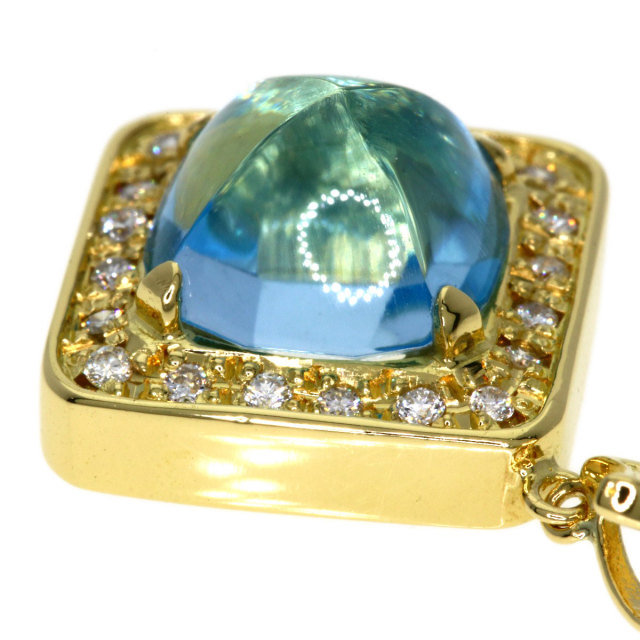 セレクトジュエリー ペンダントトップ 水野薫子 ダイヤモンド ブルートパーズ