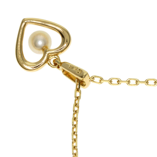 ミキモト ネックレス パール 真珠 ハートモチーフ