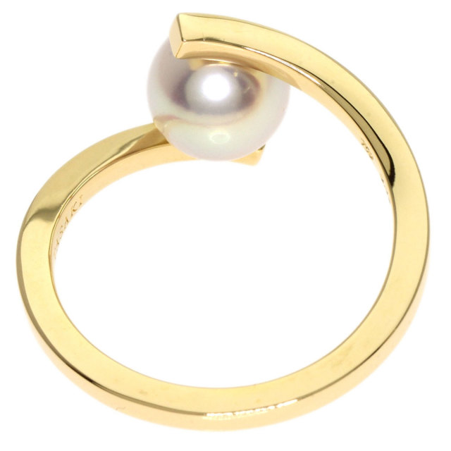 定価45万ほど TASAKI K18YG 18金 バランス ア ファイン リング 楽天市場】タサキ TASAKI ア ファイン バランス リング4Pダイヤ