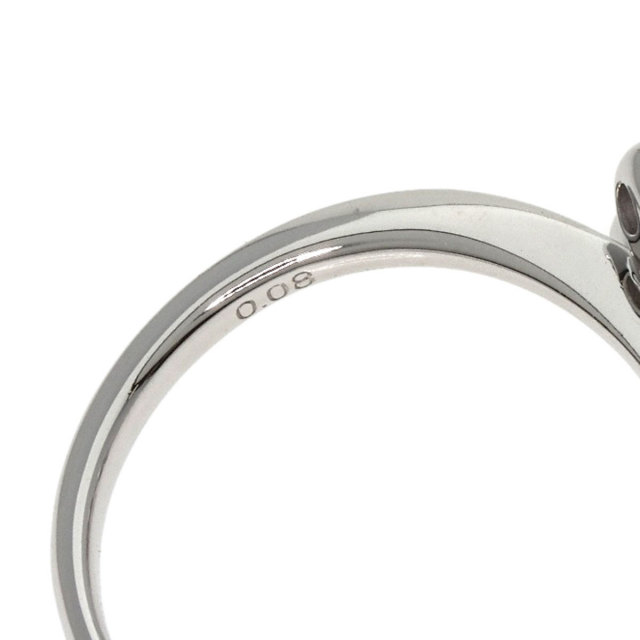 TASAKI K18WG シェル 45cmホワイトゴールド750 D0.11ct 天然ダイヤ