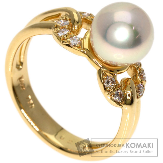 驚きの値段 Dior K18 リング・指輪 ダイヤモンド 真珠 パール ディオール アクセサリー