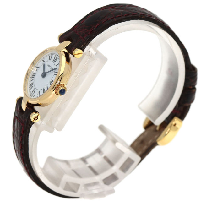 CARTIER カルティエ ヴァンドーム 腕時計 K18イエローゴールド/革