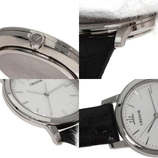 SEIKO セイコー クレドール シグノ 腕時計 K18ホワイトゴールド