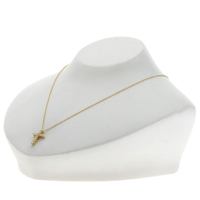 TIFFANY&Co. ティファニー スモール クロス ダイヤモンド ネックレス  