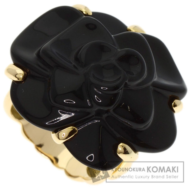 シャネル リング・指輪 カメリア オニキス