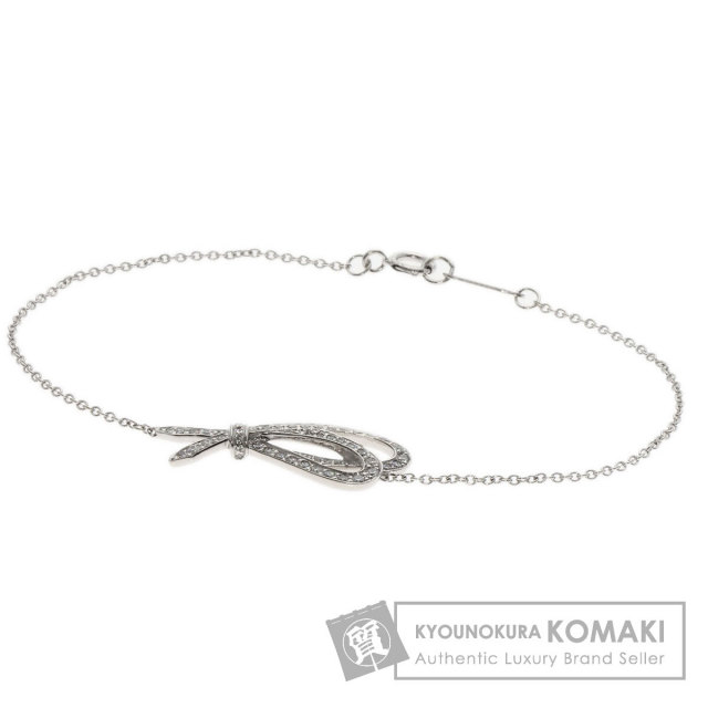ティファニー ブレスレット ボウ リボン ダイヤモンド