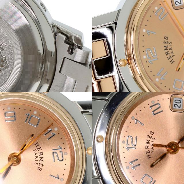 HERMES エルメス CL4.221 クリッパー 新バックル 腕時計 ステンレス