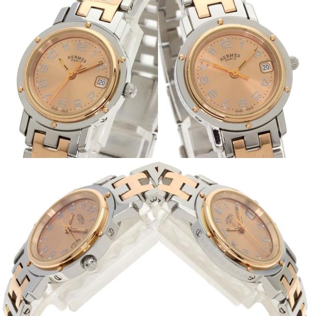 HERMES エルメス CL4.221 クリッパー 新バックル 腕時計 ステンレス