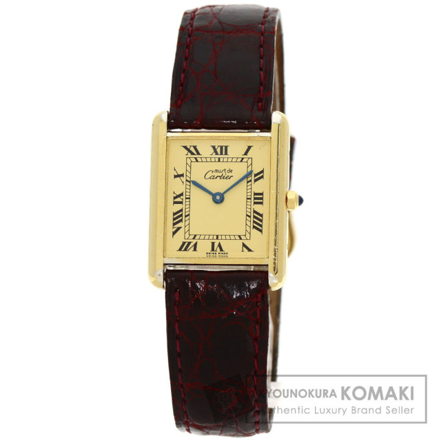 CARTIER カルティエ W2607456 タンクアメリカン SM 腕時計 K18