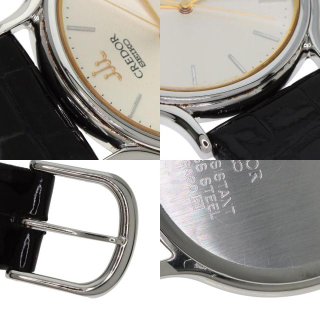 SEIKO セイコー 8J81-6A30 クレドール ラウンドフェイス 腕時計
