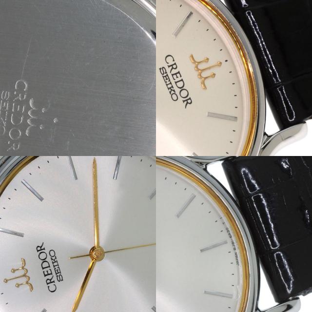 SEIKO セイコー 8J81-6A30 クレドール ラウンドフェイス 腕時計  