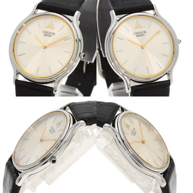SEIKO セイコー 8J81-6A30 クレドール ラウンドフェイス 腕時計