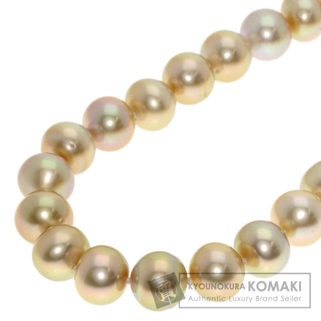 TASAKI タサキ ゴールデンパール 真珠 ネックレス K18イエローゴールド 