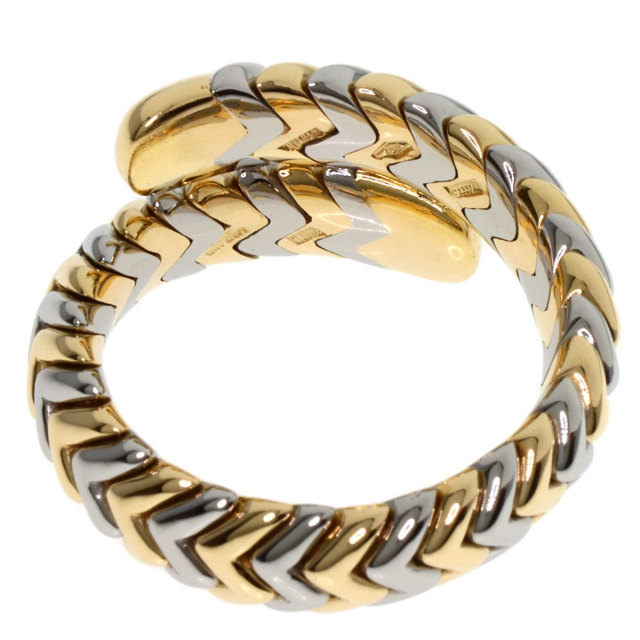BVLGARI ブルガリ スピガ リング・指輪 K18イエローゴールド/SS