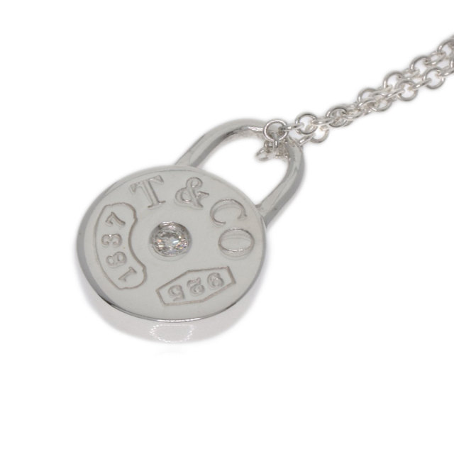 ティファニー ネックレス 1837 ラウンドロック ダイヤモンド