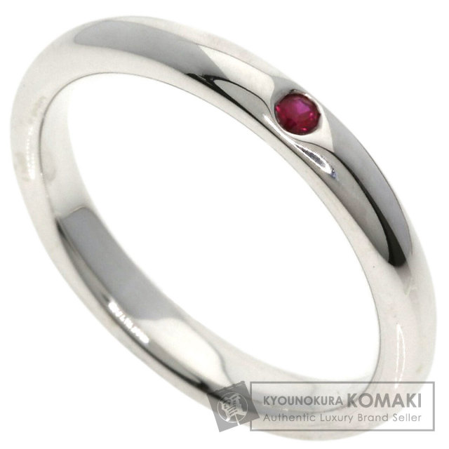 TIFFANY&Co. ティファニー スタッキングバンド ルビー リング・指輪