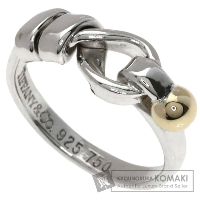 Tiffany & Co. K18 SV バンドウィズ 2ワイヤー リング12号 楽天市場