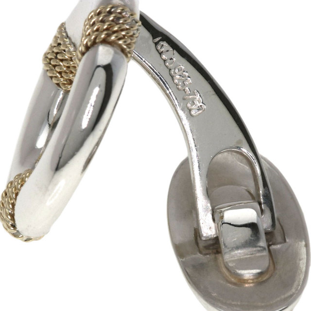 TIFFANY&Co. ティファニー サークル カフス シルバー/K18YG メンズ