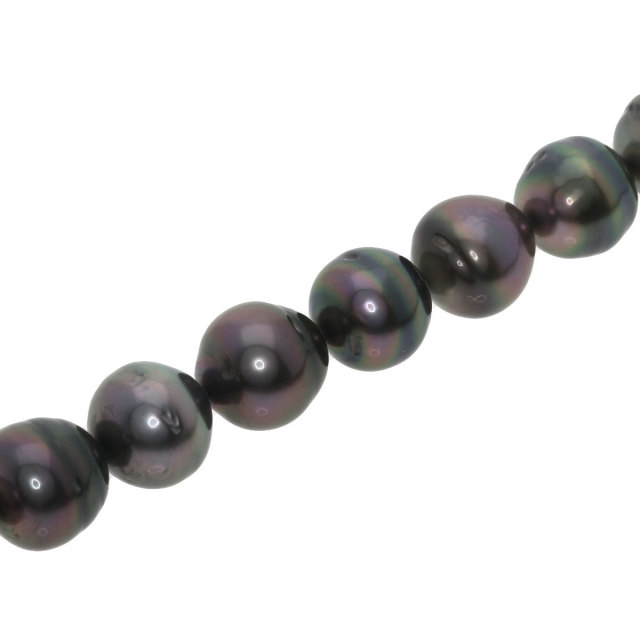 タサキ TASAKI バロックパール 南洋真珠 ネックレス TASAKI タサキ バロック パール 南洋黒真珠 ネックレス シルバー