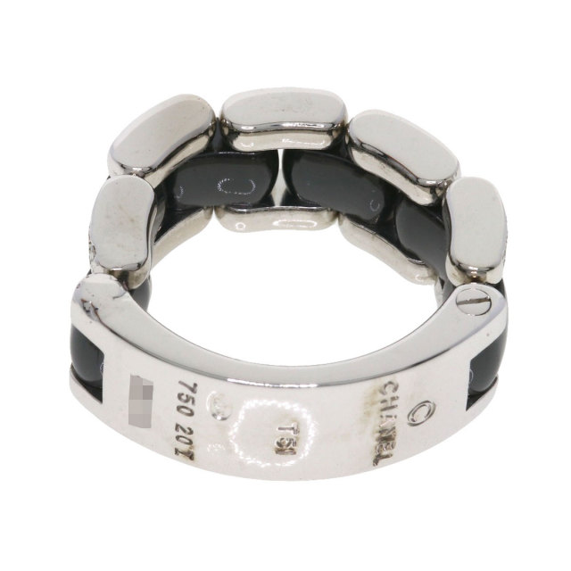 CHANEL シャネル ウルトラリング ダイヤモンド ブラック