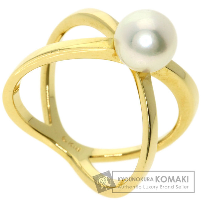 MIKIMOTO ミキモトスカーフリング ゴールド×パール - メルカリ
