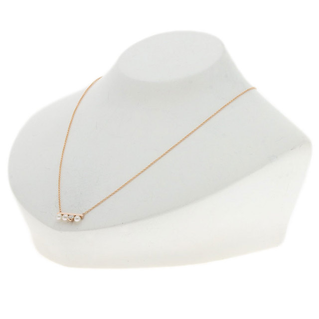 タサキ ネックレス プチ バランス ダイヤモンド ソロ パール 真珠