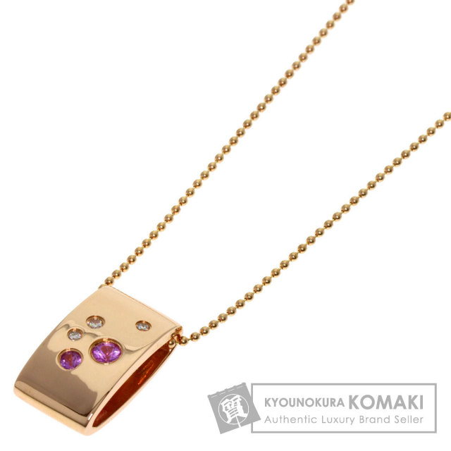 タサキ ネックレス ピンクサファイア ダイヤモンド