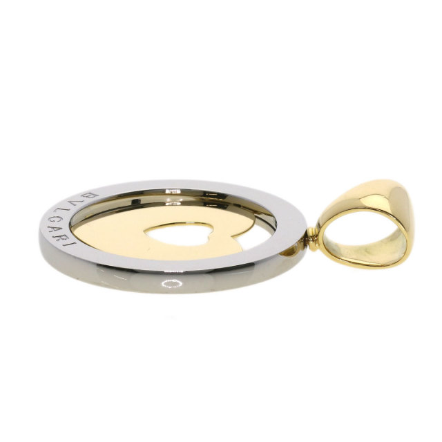 BVLGARI ブルガリ トンド ハート ペンダントトップ ステンレススチール  