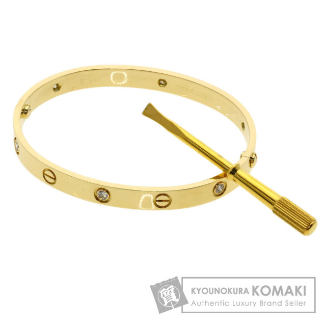 CARTIER カルティエ ラブブレス ハーフ ダイヤモンド ドライバー付き  