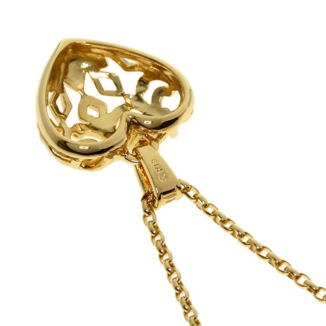 MIKIMOTO K18 ゴールド ハート型 ネックレス MIKIMOTO ミキモト ハートモチーフ パール 真珠 ネックレス K18